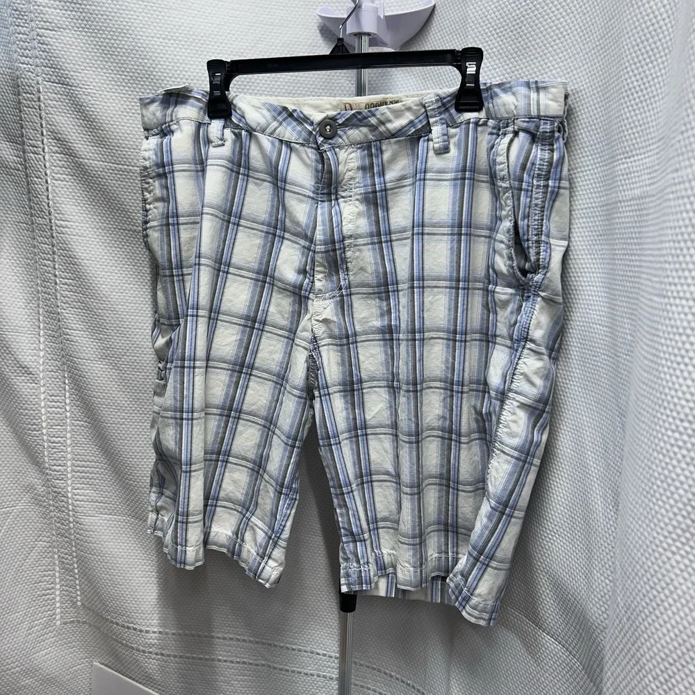 Dockers Men's Relaxed Shorts SIZE‎ 40 Plaid Cargo